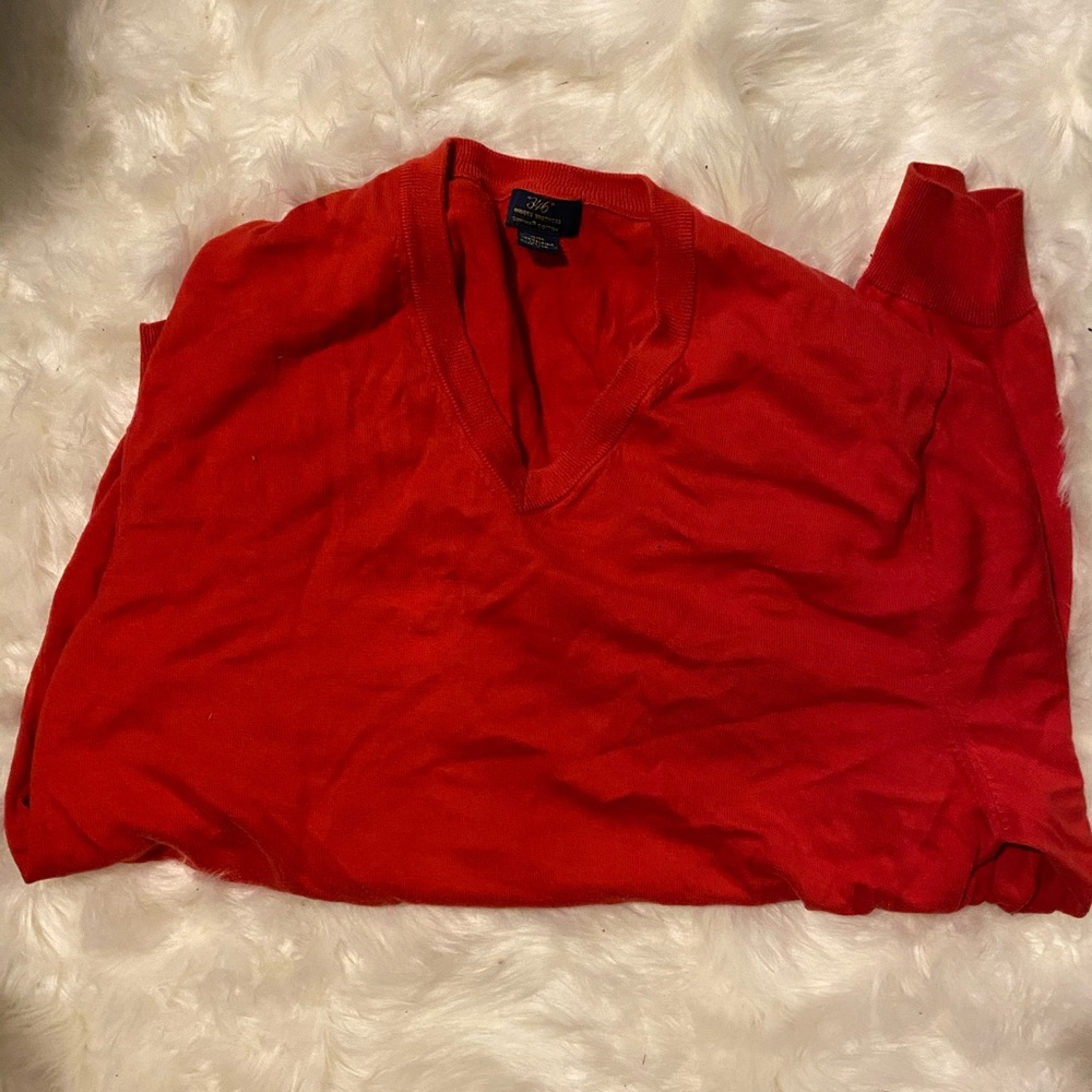 red brooks brothers sweater